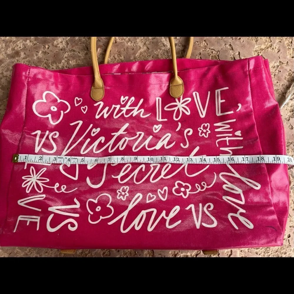 Victoria’s Secret vinyl tote bag